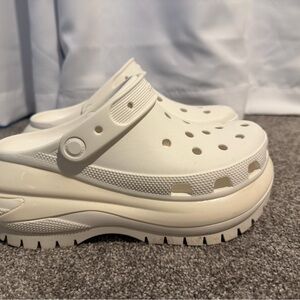 CROCS Women's Platform Clogs in White